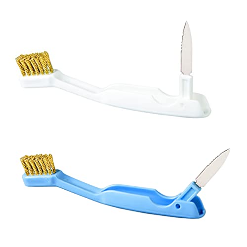 Comparison: Best Grease Cutter For Stove 5 Didiseaon 2pcs Copper Wire Cleaning Brush for Gas Stoves Kitchen Scraper Tool Built Cutter for Removing Paint and Grease Random Color