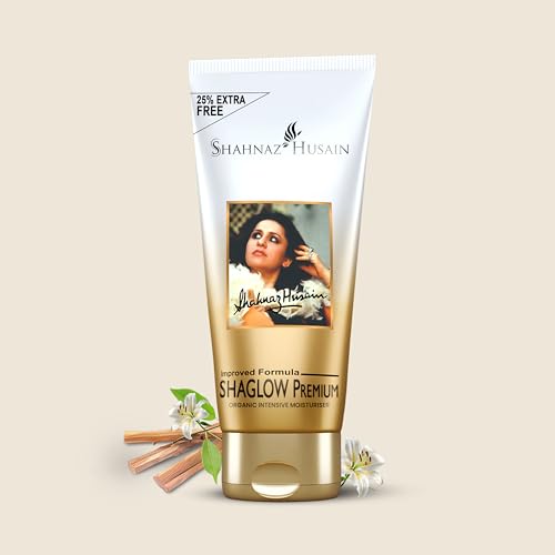 Image of Shahnaz Husain Shaglow Premium Intensive Moisturiser Cream For Dry Dehydrated Skin - 40Gm