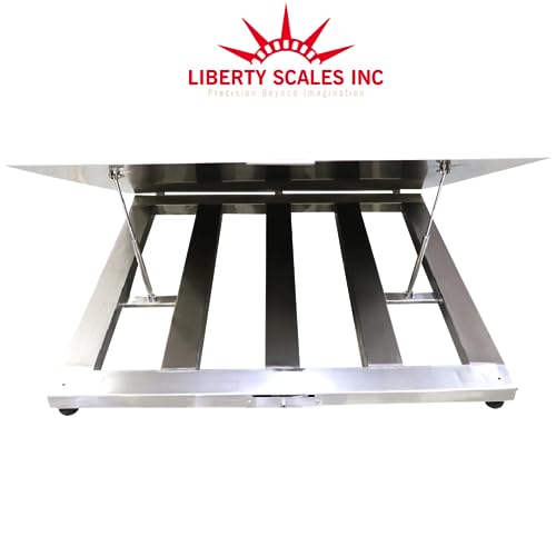 Báscula Liberty LS-800-SS-LT-4X4 acero inoxidable 5000 lbs miniatura 6
