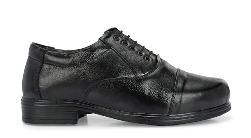 Image of Server Men's Oxford Shoe || Uniform Dress Shoe || Black Formal Shoes || Office Shoes Hand Made || Police Shoes Leather Lace Up Oxford Shoe