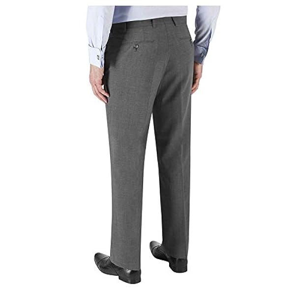 Skopes ull rik Darwin grå kostym byxa