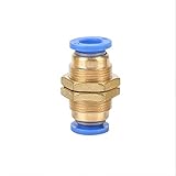 Hardware del gabinete YXA-Models, 1pc PM Aire neumática de pasante Recto Unión de 4 mm a 12 mm OD Tubo Manguera Una pulsación Touch en latón Conector de Gas de Montaje rápido (Color : PM 4mm)