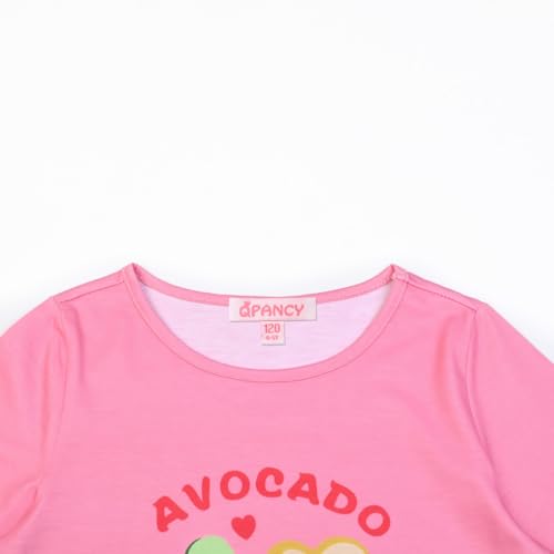 QPANCY Pajamas for Girls Unicorn Pjs Sets Little Kids Cotton Pyjama Sleepwear3