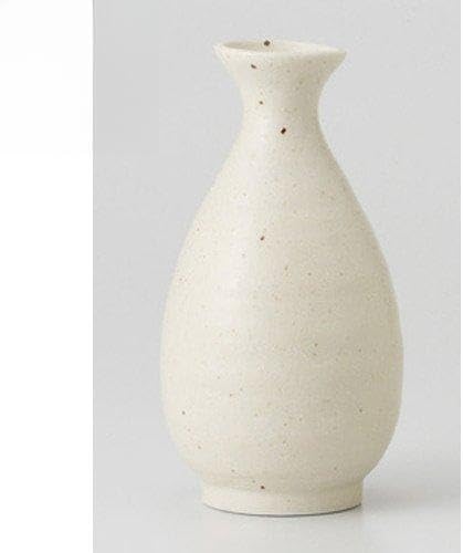 せともの本舗 Set of 3 White Glaze Ichigi Tokuri (6.1 fl oz (180 cc), 6.3 oz (180 g), Sake Ceremony, Ryokan, Izakaya, Kappo, Japanese Tableware, Restaurants, Commercial Use,