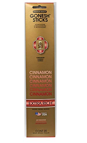 Indian Handicrafts Gonesh Stick Cinammon (Set of 8) incenses, Multi