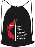 Turnbeutel Vereinigte Methodistenkirche Beutel Mit Kordelzug Verstellbar Rucksack Mit Kordelzug Lightweight Kordelzugbeutel Für Sport Fitnessstudio Reisen