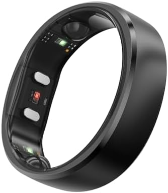 （13:00時点） RingConn Gen 2 スマートリング｜アプリ購読不要、まずサイジングキットでサイズ確認、バッテリー持続最長12日、睡眠・心拍・ストレス・女性の健康管理・フィットネス追跡、Android & iOS対応（ブラック、サイズ6）