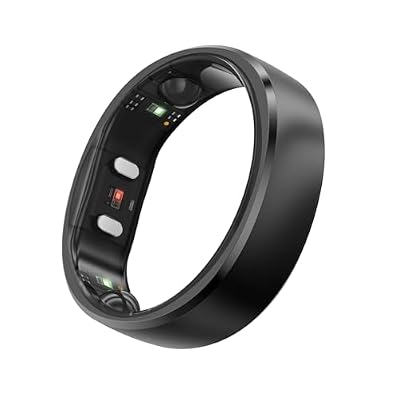 RingConn Gen 2, World’s First Smart Ring with Sleep Apnea Monitoring, No APP Subscription, 12-Day Battery Life, Stress/Heart Rate/Women's Health Tracker, Android & iOS Compatible (Black, Size 11)