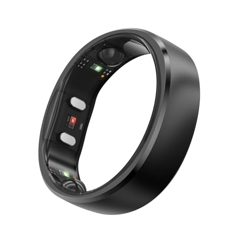RingConn Gen 2 Smart Ring, No App Subscription, Size First with Sizing Kit, 12-Day Battery Life, Stress/Women's Health Tracker, Compatible with Androi