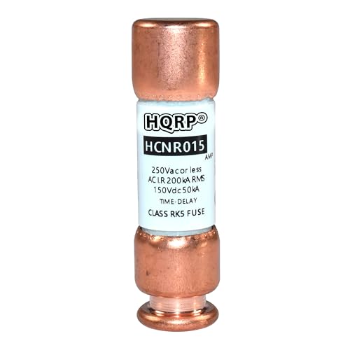 Fusible temporisé 15A 250V RK5 HQRP pour protection tableau électrique