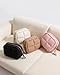 LETGO Puffy Makeup Bag for Purse Quilted Makeup Bag Cosmetic Bag, Puffer Make Up Organizer Bags Zipper Pouch, Fall Fashion Must Haves Make up Bag(Khaki)