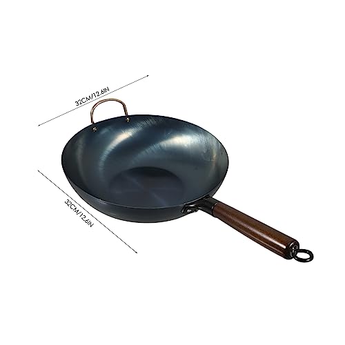 Wok de fondo plano IMIKEYA antiadherente para cocina miniatura 5