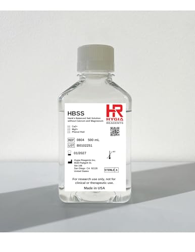 Hanks’ Balanced Salt Solution (HBSS) Without Calcium & Magnesium