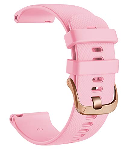 Bracelet montre silicone rose gold pour Garmin Venu et Vivoactive 4