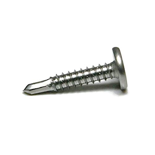 #10 Tornillos Autoperforantes Phillips 410 Acero Inoxidable miniatura 2