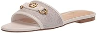 GUESS Women's Hammi Sandal, Dove 150, 7.5