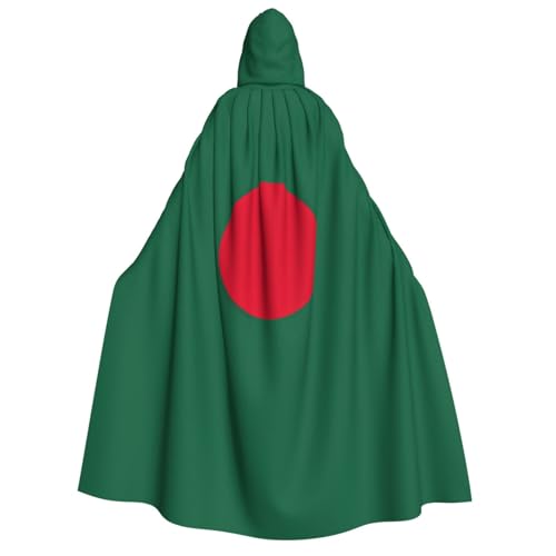 Cape à capuche drapeau Bangladesh EdWal pour adulte et cosplay