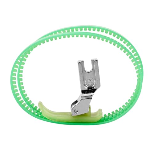 Pie prensatelas de máquina de coser con rodillo doble