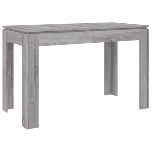 Table pour salle à manger gain de place 120x60 cm gris Sonoma