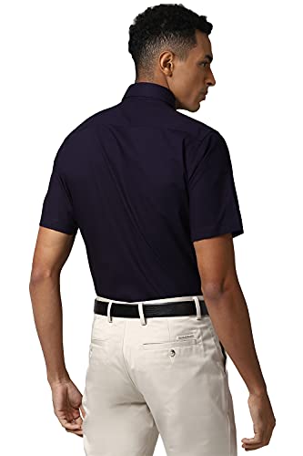 Image of Peter England Men's Cotton Solid Regular Fit Shirt