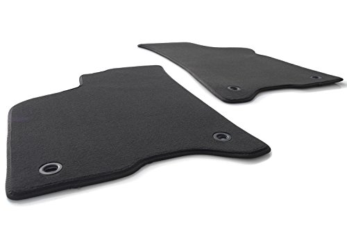 Fußmatten passend für Lupo 6X 6E Velours Automatten Matten Schwarz, mit Original Befestigung