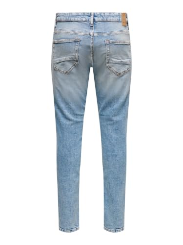 Only & Sons Male Slim Fit Jeans ONSLOOM Niedrige Taille Slim Fit Jeans – Ansicht 4