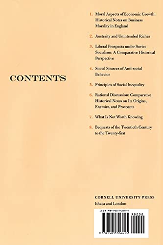 Moral Aspects of Economic Growth, and Other Essays