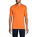 Lands' End Uniform Kids Short Sleeve Interlock Polo Orange Spice Mens Regular X-Large
