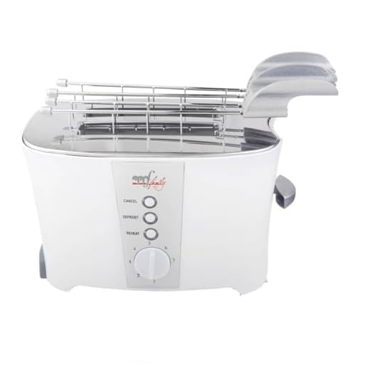 Melchioni Family | Tostapane TOSTO con Pinze per Toast, Toaster Sandwich Elettrico, Espulsione Automatica, 2 Fessure, 7 Livelli di Tostatura, Funzione Scongelamento, Potenza 600W