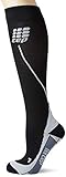 CEP – RUN SOCKS 2.0 für Damen | Lange Laufsocken mit Kompressionswirkung in schwarz / grau | Größe IV