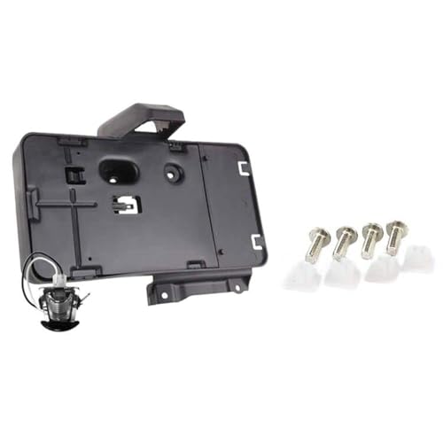 Black Rear License Plate Holder with Lamp for 2007-2016 Wrangler JK License Plate Tag Frames Brackets Accessories