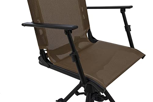 Alps Outdoorz Stealth Hunter Hunting Chair,Adjustable Height Deluxe, Brown - New #TOP2