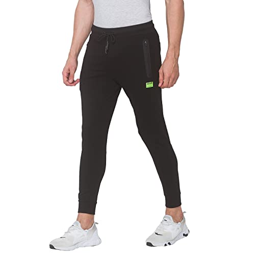 Image of Spykar Men's Slim Fit Track Pants