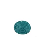 Le Creuset Cool Tool, Pot Holder/Trivet, Silicone, Round, 20 cm, Teal, 93000230490200