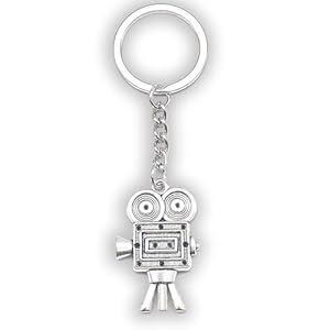 Zynara Kamera Schlüsselanhänger Projektor Anhänger,Glücksbringer für Filmfans,Geschenke für Filmemacher,Filmstudenten,Auto Schlüsselanhänger,Geschenk zur Einschulung Geburtstag Weihnachten