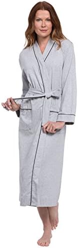 Long Women's Cotton Robes - Soft Robe Womens