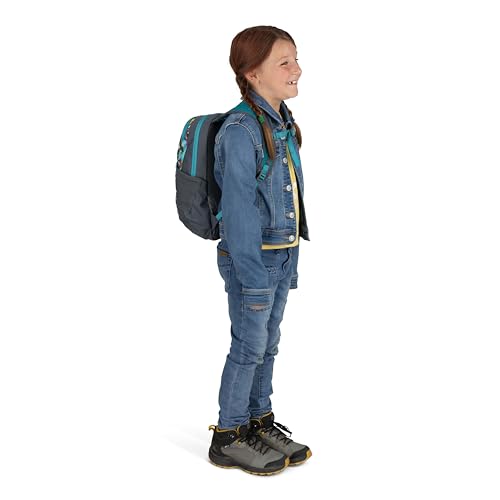 Image of Osprey Daylite Jr. Kids' Commuter Backpack, Euphoria Rainbow /Print Tungsten