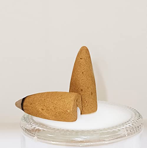 Image of Aromatika Natural Backflow Incense Cones, 5 Packs 5 Fragrances 50 Pcs, (Nag Champa, Dragons Blood, White Sage, Palo Santo, Musk) | Pack 'A'