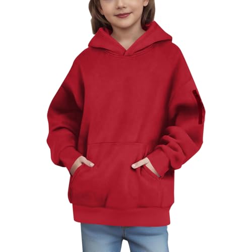 Hoodies for Girls Cute Youth Long Sleeve Oversized Hooded Sweatshirts Tween Tops Winter Preppy Clothes2