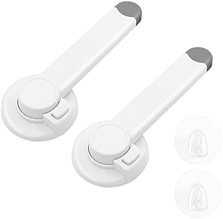 Child Proof Toilet Locks - 2 Pack Toilet Child Safety Lid Lock for Babyproof Toddlers Toilet Seat Lock for Kids Pets Dogs
