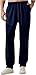 Men's Sweatpants Elastic Waist Drawstring Stitching Jogger Pants Outdoor Lightweight Relaxed Fit Twill Trousers (Dark Blue,Medium)
