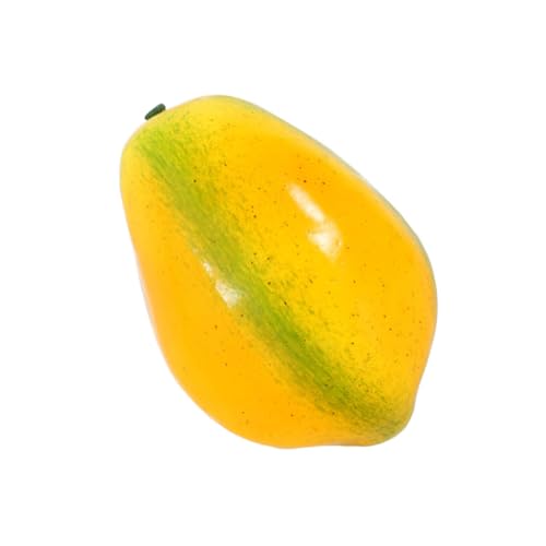 Cabilock Simulation Papaya Model Decorative Papaya Models Artificial Papaya Artificial Fruit Papaya Realistic Fruit Ornaments Papaya Figurines Foam Papaya Fake Fruit Models Fake Foam Fruits