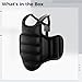 YHomU Black and White Karate Chest Protector, Reversible Boxing Body Protector, Taekwondo Chest Guard for Adults and Children, XL