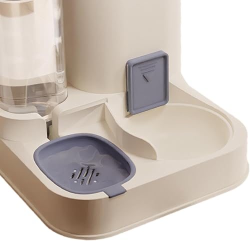 Bebedouro 1.3L com Comedouro 2.3Kg Alimentador Duplo 2em1 Automático Pet Cães Cachorros Gatos (Azul-