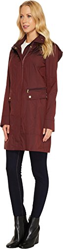 Image of Cole Haan Women's Back Bow Packable Hooded Rain Jacket