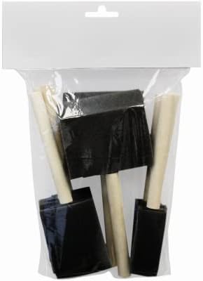 HDF9PC 9-Pc. Foam Brush Set - Quantity 12