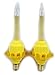 Radko Shiny Brite Bubble Light Yellow Replacement Bulb
