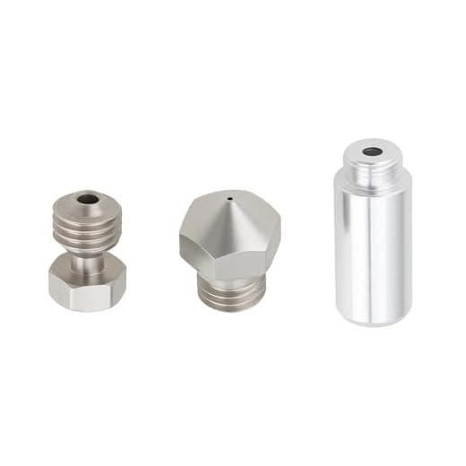AS Axis Spindleon 1 Set MK10 Ganzmetall-Hotend-Kit mit 0,4 Stahldüse, kompatibel mit Wanhao, kompatibel mit Flashforge