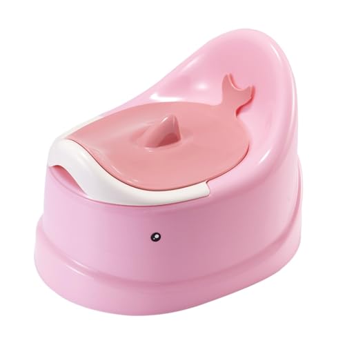 Orinal portátil con diseño dividido y tapa para niños pequeños, asiento de inodoro de entrenamiento de viaje para niños pequeños