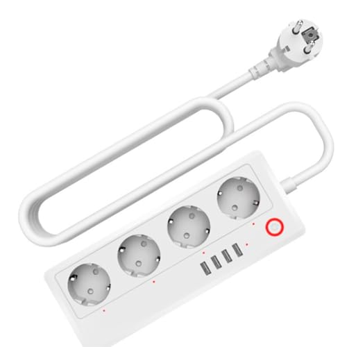 MOLERRI Regleta de Enchufes USB con, Tuya Smart, con WiFi y Enchufe Europeo.